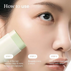 Matte Sun Stick : Mugwort+Camelia (SPF 50+ PA++++)